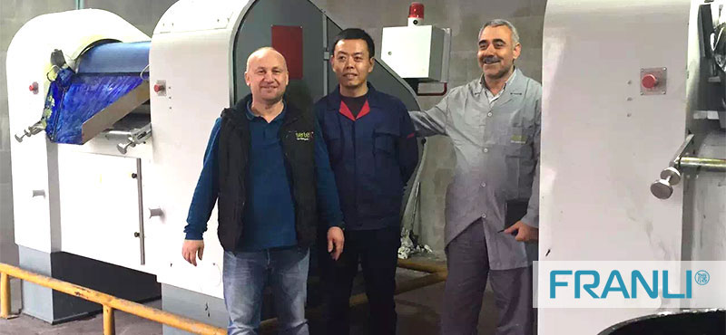 Users visit three roll mill on site