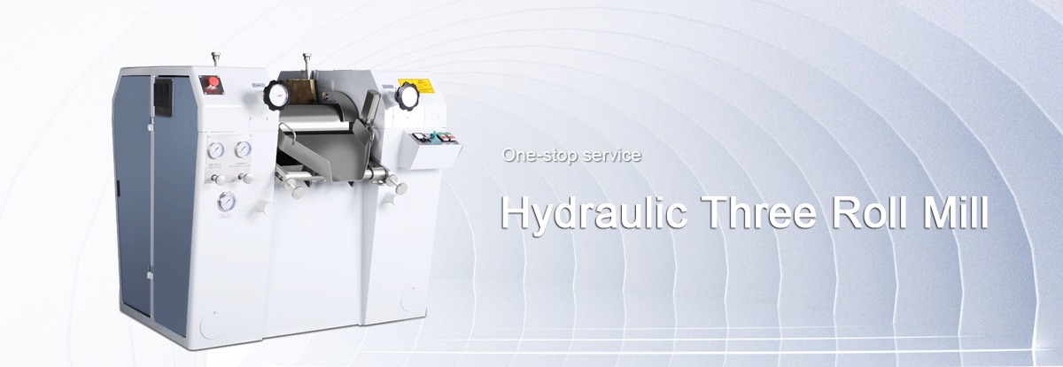 hydraulic three roll mill